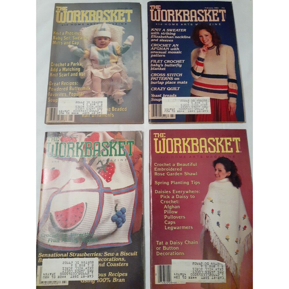 Vtg Workbasket Magazine Jan-Dec 1983 All 10 Issues
